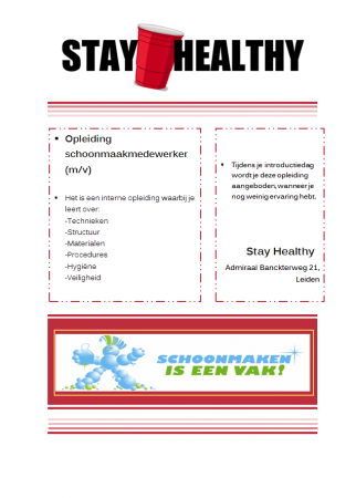 Cursus schoonmaakmedewerker